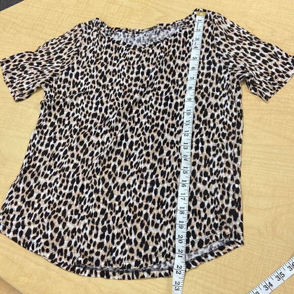 Loft linen leopard print tee - Picture 7 of 8
